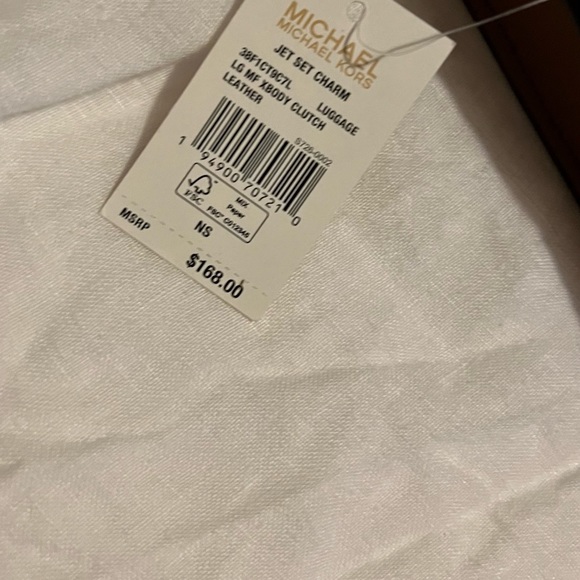 Michael Kors clutch brown
